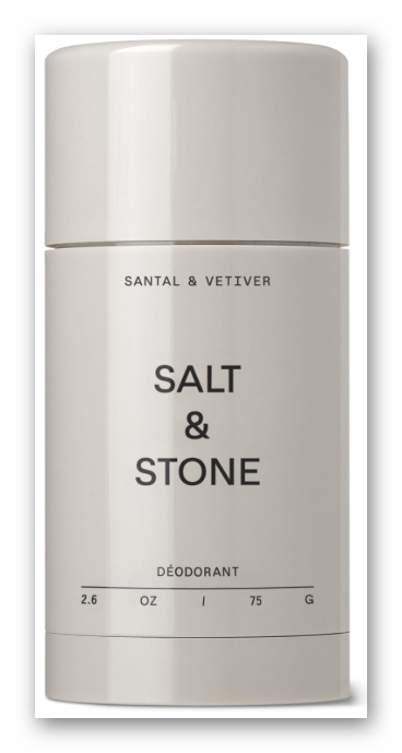 SALT & STONE Aluminum Free Deodorant | Extra Strength 48 Hour Protection For Women & Men | Made With Seaweed Extracts, Shea Butter & Prebiotics (Santal & Vetiver)